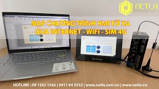 Nạp Chương Trình HMI Từ Xa Qua Internet Wifi Sim4G