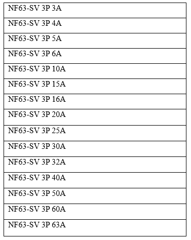 mitsubishi-mccb-NF63-SV 3P 32A