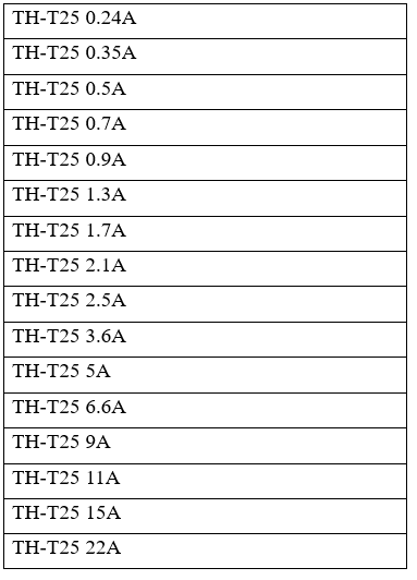 mitsubishi-relay nhiệt TH-T25